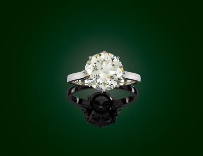 A brilliant solitaire c. 3.80 ct - Gioielli