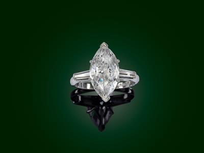A diamond ring total weight c. 2.80 ct - Klenoty