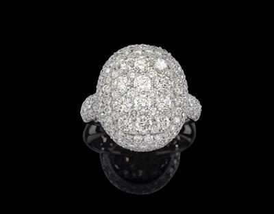A brilliant ring total weight c. 4.50 ct - Klenoty