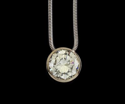 A brilliant solitaire pendant 4.60 ct - Klenoty