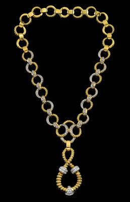 A brilliant necklace by David Webb, total weight c. 3 ct - Klenoty