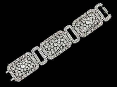 A diamond bracelet total weight c. 24 ct - Jewellery