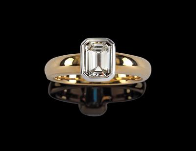 A diamond solitaire c. 1.30 ct - Jewellery
