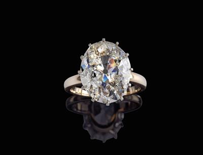 An old-cut diamond solitaire c. 4.90 ct - Klenoty