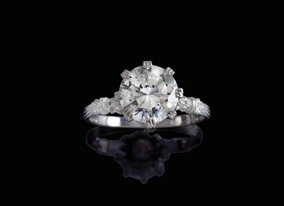 A brilliant solitaire by Buccellati c. 2.40 ct - Jewellery