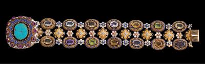 An enamel bracelet - Jewellery