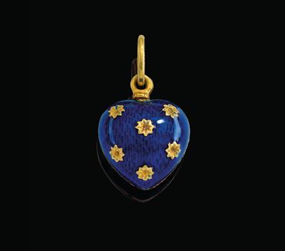 A heart-shaped pendant – Fabergé by Victor Mayer - Gioielli