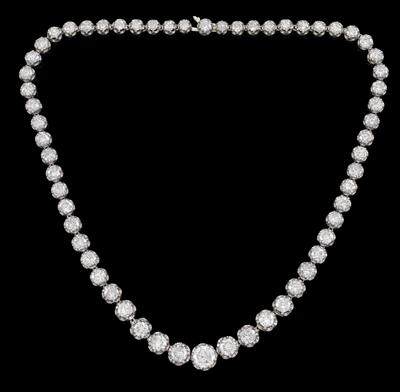 A brilliant necklace total weight c. 20 ct - Klenoty