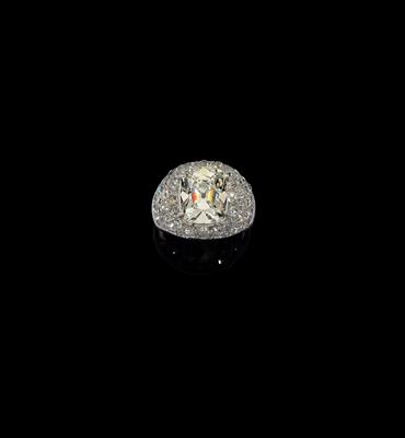 An old-cut diamond ring total weight c. 7 ct - Gioielli
