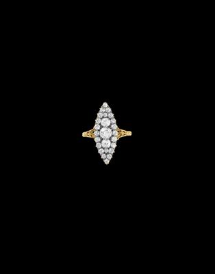 Altschliffdiamant Ring zus. ca. 1,80 ct - Juwelen