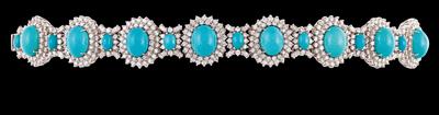 A brilliant and turquoise bracelet - Gioielli