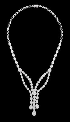 A brilliant necklace, total weight c. 12.75 ct - Klenoty