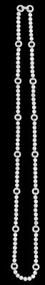 A diamond necklace, total weight c. 30 ct - Gioielli