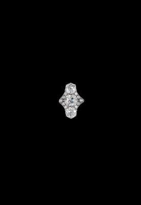 An old-cut diamond ring total weight c. 8.50 ct from an old European aristocratic collection - Klenoty