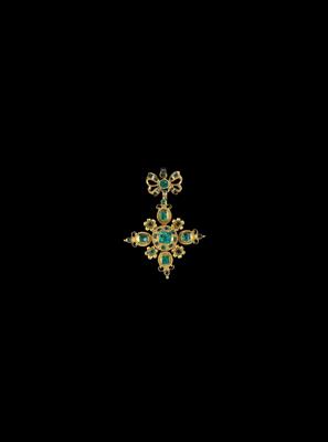 An 18th-century emerald pendant - Jewellery