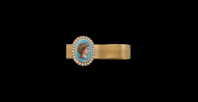 A Bracelet with Miniature Portrait - Klenoty