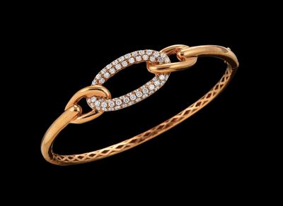 A Brilliant Bangle, Total Weight c. 1.25 ct - Klenoty