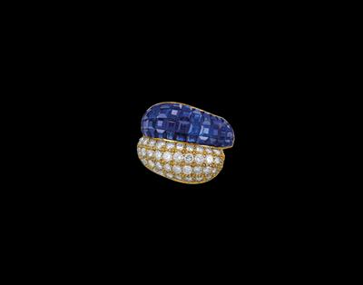 A Brilliant and Sapphire Ring - Gioielli