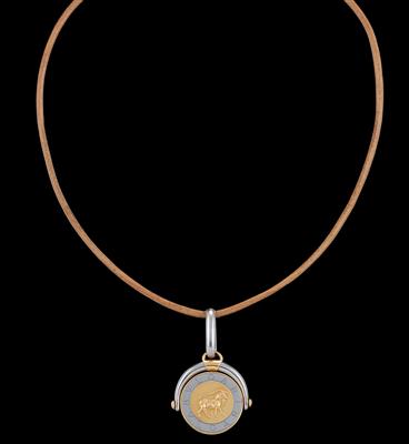 A ‘Capricorn’ Zodiac Pendant by Bulgari - Klenoty