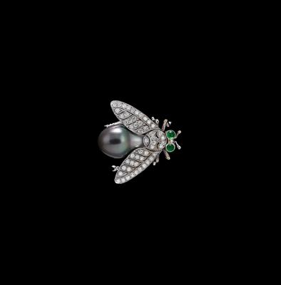 A Diamond Fly Brooch - Gioielli