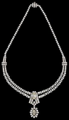 A Diamond Necklace, Total Weight c. 24 ct - Gioielli