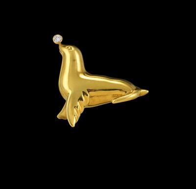 A Sea Lion Brooch by Tiffany & Co. - Jewellery