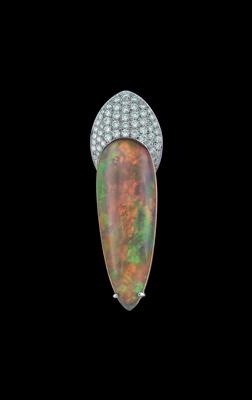 A Brilliant and Opal Pendant - Gioielli