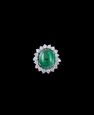 A Brilliant and Emerald Ring - Gioielli