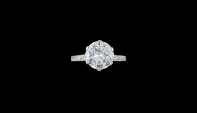 A Brilliant Solitaire Ring by Bulgari c. 3.40 ct - Klenoty