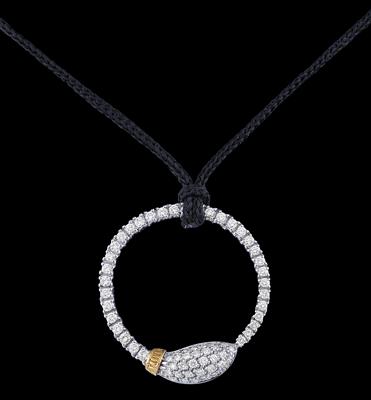 A Brilliant Pendant by Damiani, Total Weight c. 1.30 ct - Gioielli