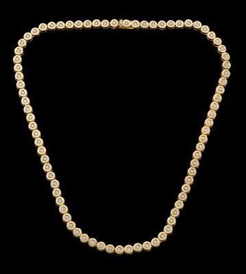 A Brilliant Necklace, Total Weight c. 3.50 ct - Gioielli