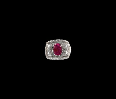 A Brilliant and Ruby Ring by Buccellati - Gioielli