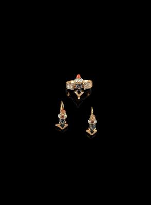 A ‘Moretti Head’ Jewellery Set - Gioielli