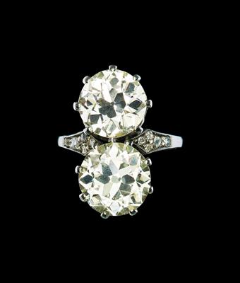 Altschliffbrillant Ring zus. ca. 8,50 ct - Juwelen