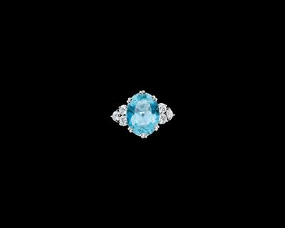 Aquamarinring ca. 6,50 ct - Juwelen