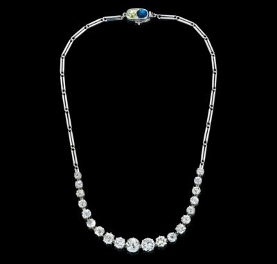 Altschliffdiamant Collier zus. ca. 11 ct - Juwelen