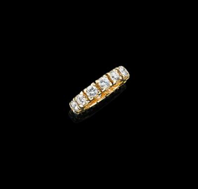 A Brilliant Memory Ring, Total Weight c. 3.20 ct - Jewellery