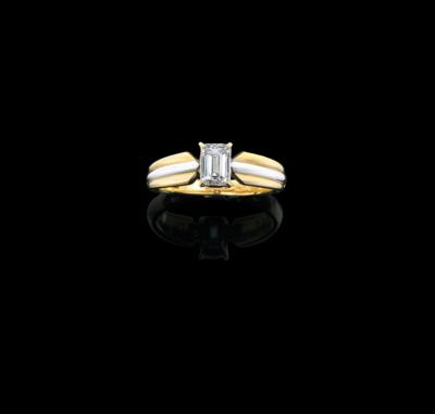 Cartier Diamantsolitär Ring Bague Fiancailles ca. 1 ct - Juwelen