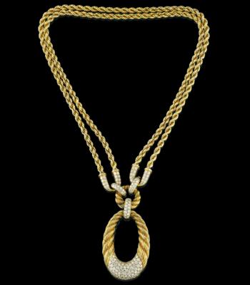 A brilliant necklace by Boucheron, total weight c. 8.50 ct - Jewels