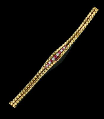 A wristwatch with brilliants and rubies by Boucheron - Šperky