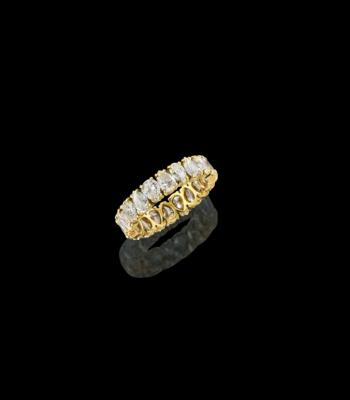 A memory ring by Bulgari total weight c. 3.50 ct - Šperky