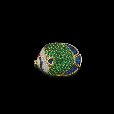 A ‘fish’ brooch - Exkluzivní šperky