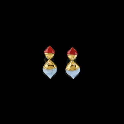 Bulgari Chalcedon Ohrclips - Juwelen