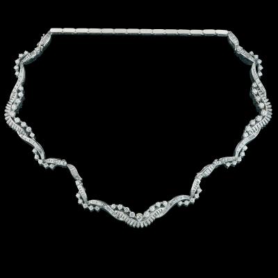 A diamond necklace total weight c. 8 ct - Gioielli scelti