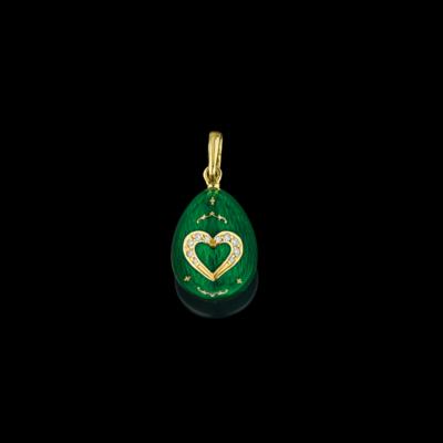 An egg pendant, Fabergé by Victor Mayer - Gioielli scelti