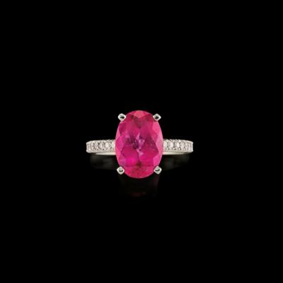 A Rubellite and Brilliant Ring by A. E. Köchert - Exquisite Jewels