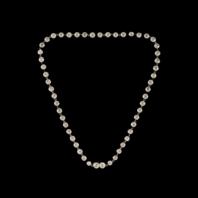 An Old-Cut Diamond Necklace, Total Weight c. 12 ct - Exquisite Jewels