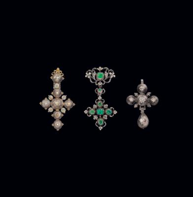 3 Anhänger aus dem 18. Jahrhundert - Juwelen