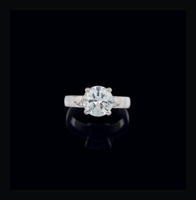 A brilliant solitaire ring c. 2.80 ct - Exquisite Jewels