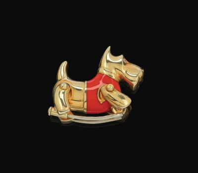 A dog brooch - Exkluzivní šperky